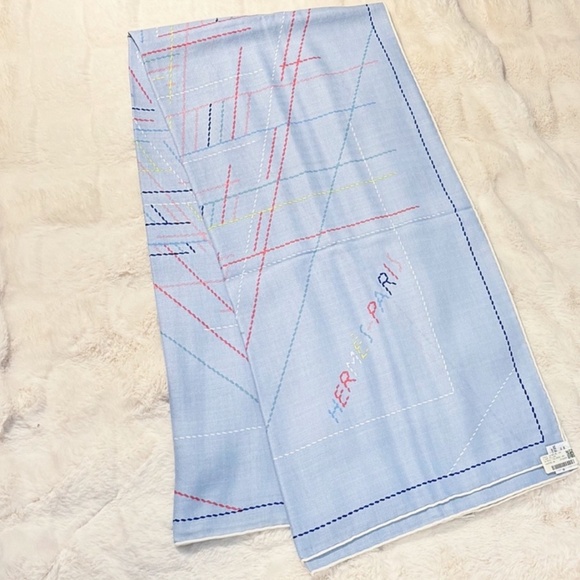 Hermes Pique Sellier shawl 140 - Picture 6 of 10